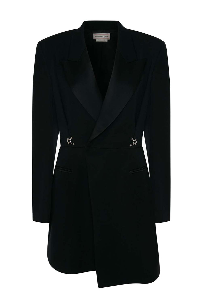ALEXANDER MCQUEEN DROP HEM TUX DRESS Belinda International