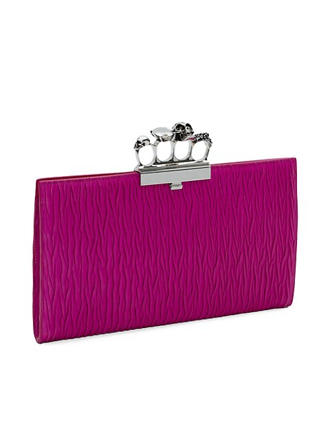 Skull Four Ring Clutch