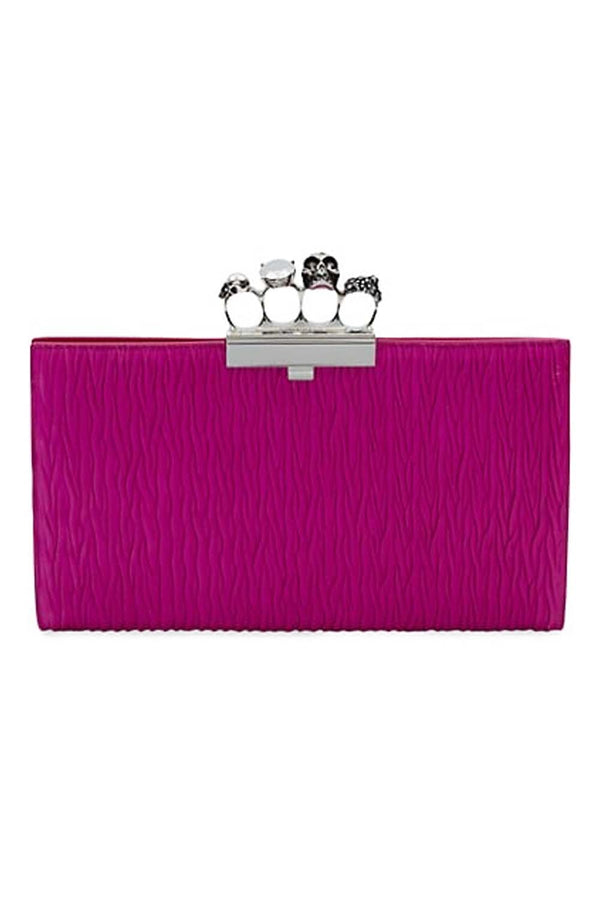 Skull Four Ring Clutch