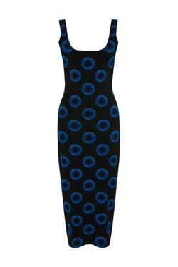 Iris Jacquard Pencil Dress