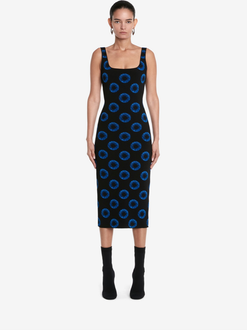 Iris Jacquard Pencil Dress