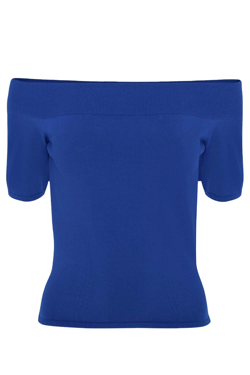 ★alexander mcqueen★ Off-shoulder knit short sleeve t-shirt alexander-mcqueen-off-the-