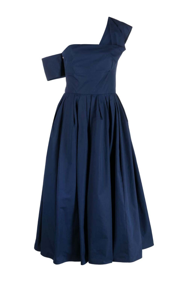 One-Shoulder Cotton Dress