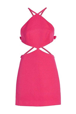Chella Bow Detail Mini Dress