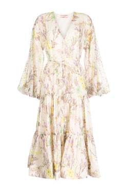 Nicole Floral Emroidered Maxi Dress