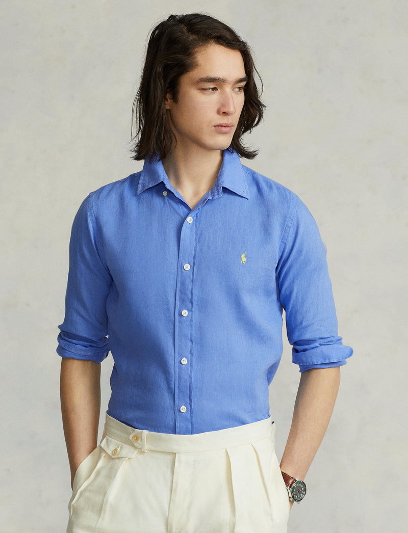 Long Sleeve Custom Fit Linen Shirt
