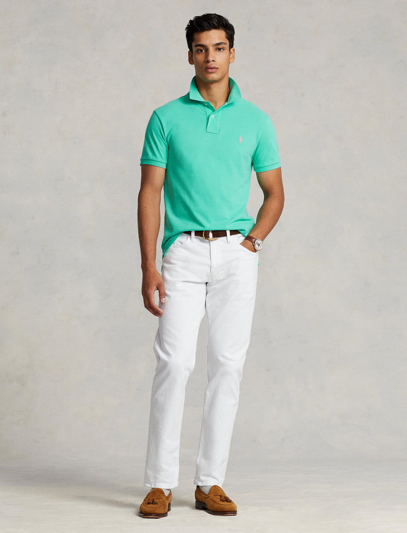 Slim Fit Mesh Polo Shirt