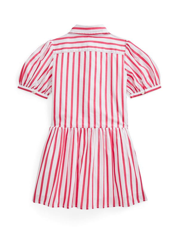 Poplin Stripe Shirt Dress