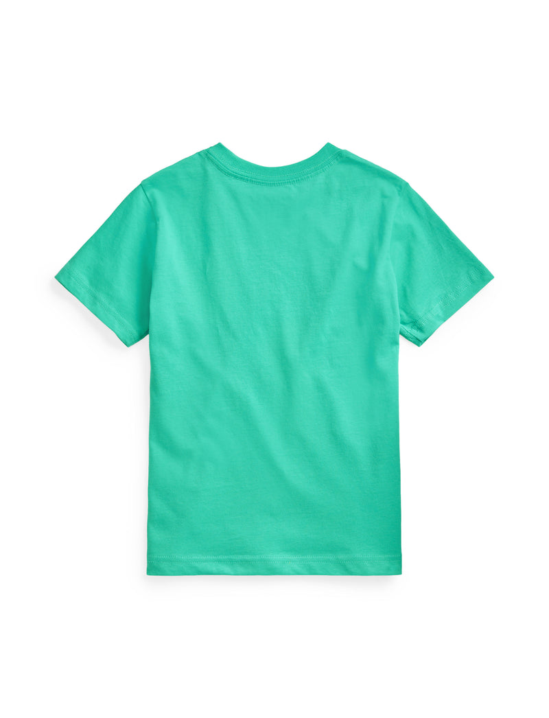 Cotton Jersey Crew Neck T-Shirt