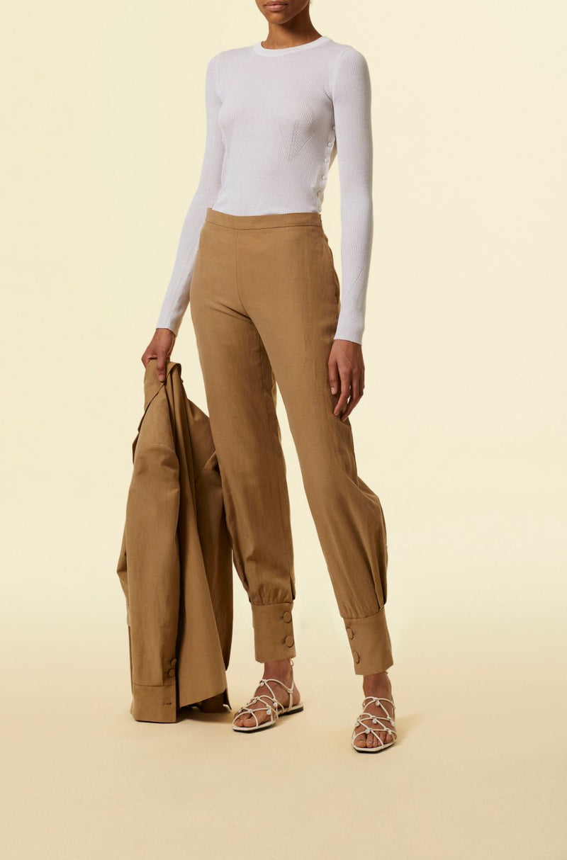 Hopper Button-Cuffed Pants