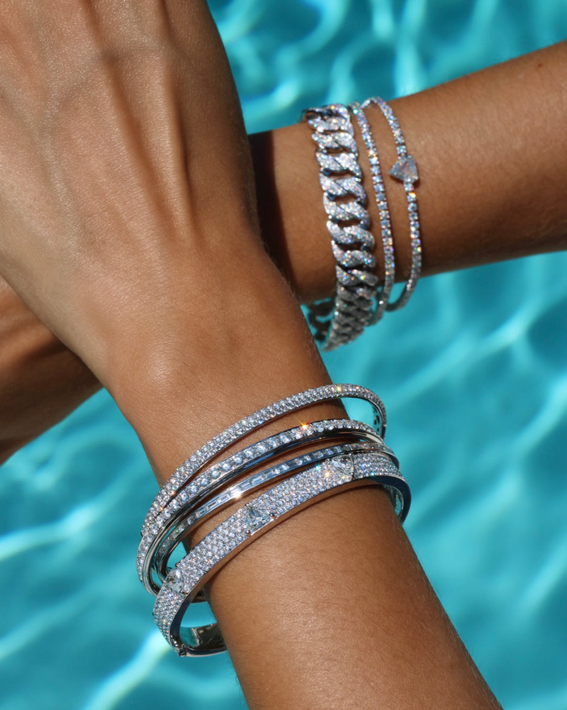 Baguette Diamond Cuff