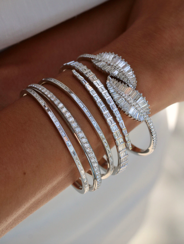 Baguette Diamond Cuff