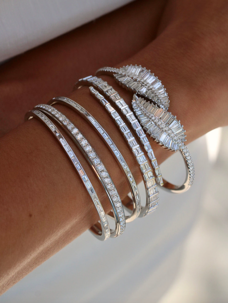 Baguette Diamond Cuff