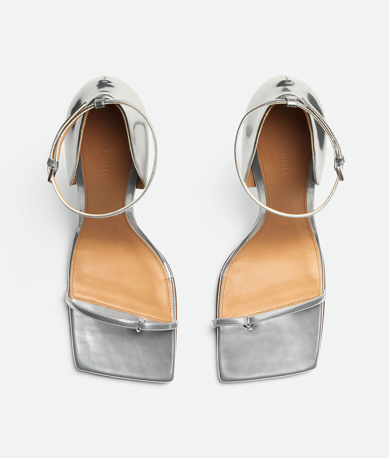 Stretch Strap Mirrored Sandal