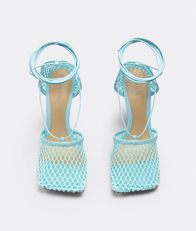 Stretch Lace-Up Sandal