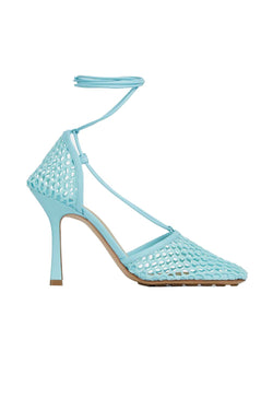 Stretch Lace-Up Sandal