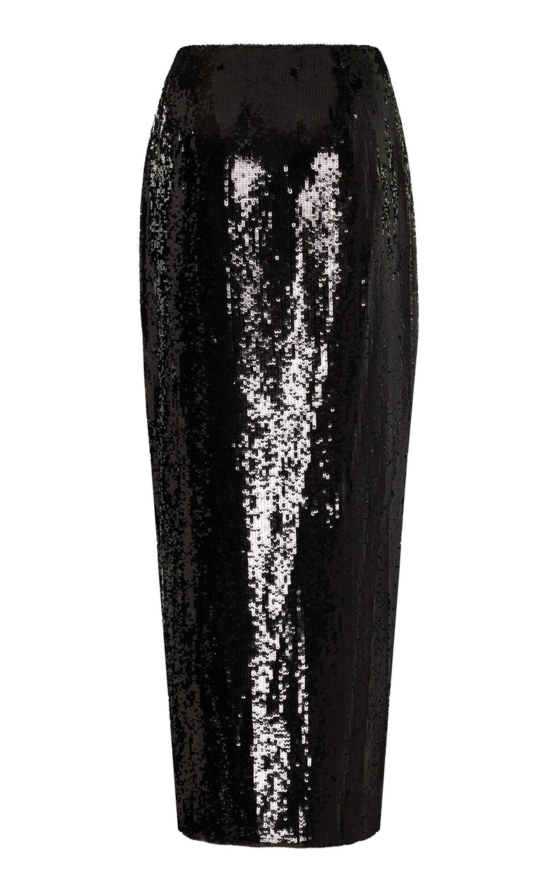 Emery Sequin Silk Skirt