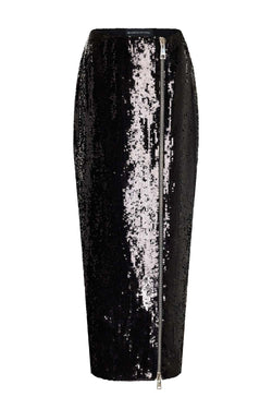 Emery Sequin Silk Skirt