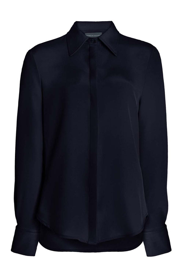 Spence Silk Crepe Shirt