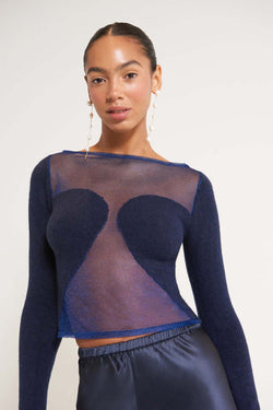Fable Knit Sheer Top