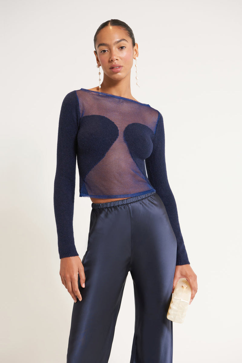 Fable Knit Sheer Top