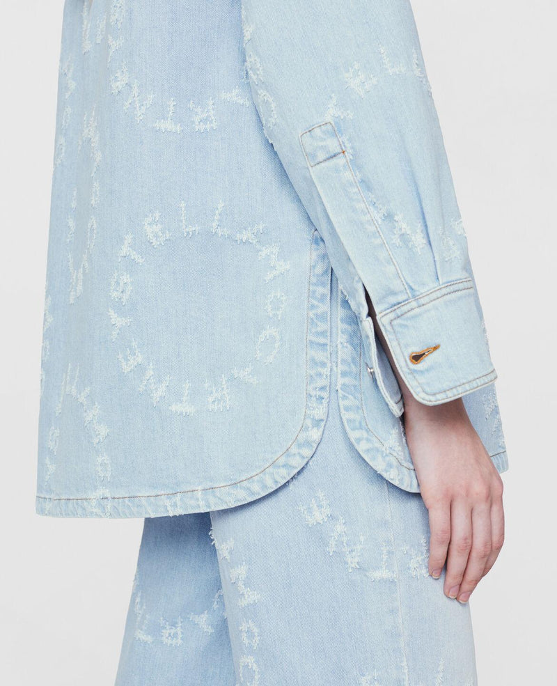 Laser Logo Denim Shirt