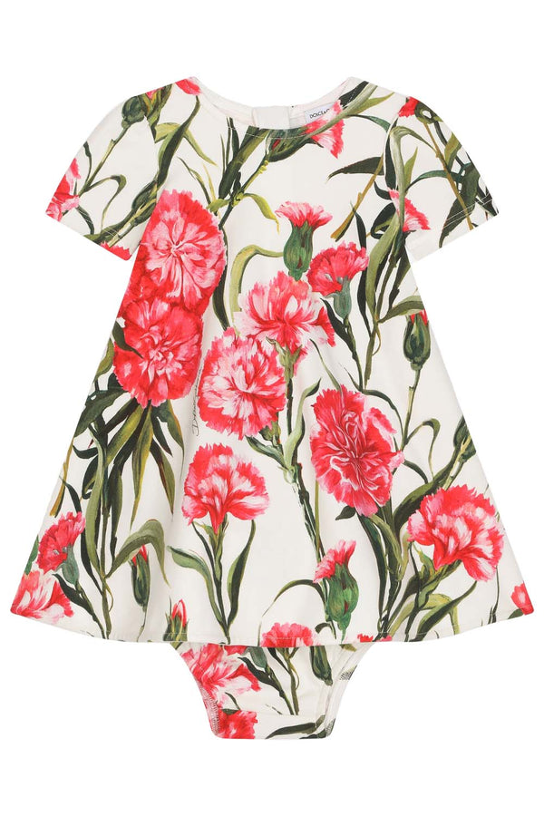 Carnation Print Interlock Dress