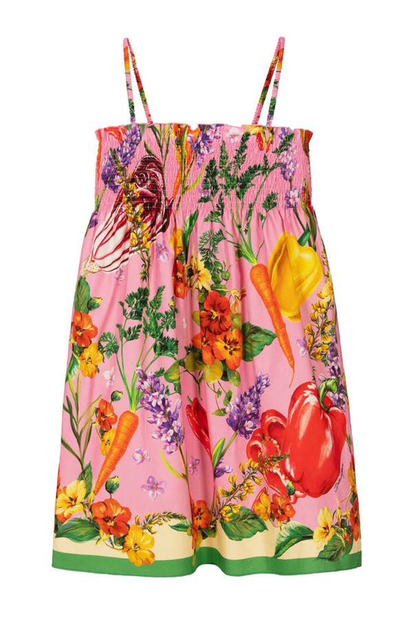 Poplin Farmer Print Sundress