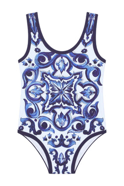 Majolica Print One-Piece Swimsuit