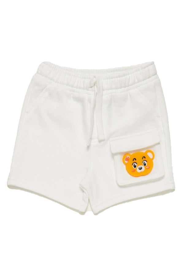 Teddy Bear Print Jersey Shorts