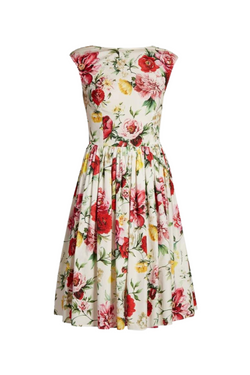 Cotton Floral Dress