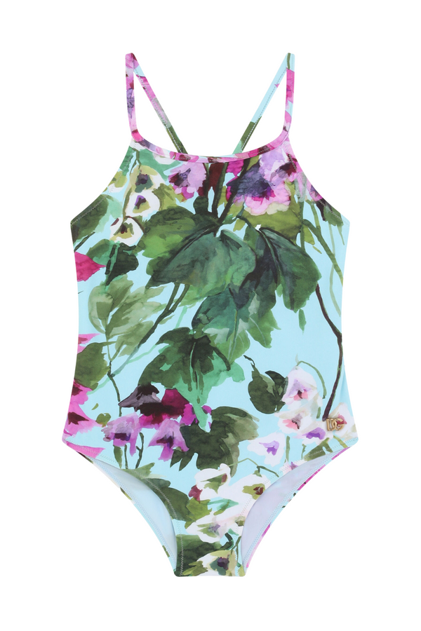 Bluebell Print One Piece Swimsuit
