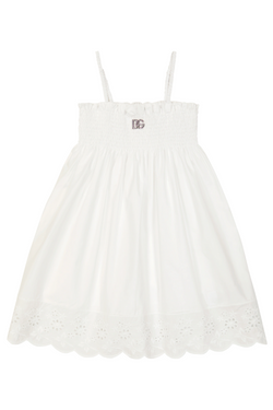 Poplin Sundress with Embroidery