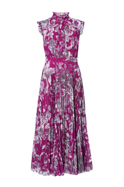 Roisin Pleated Midi Dress