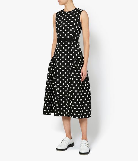 Penelope Polka Dot Jacquard Dress