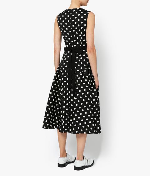 Penelope Polka Dot Jacquard Dress