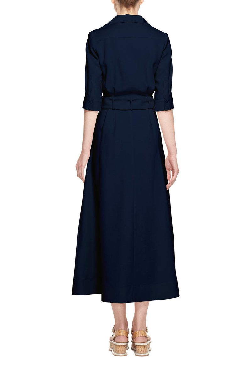 Simone Linen-Denim Shirt Dress