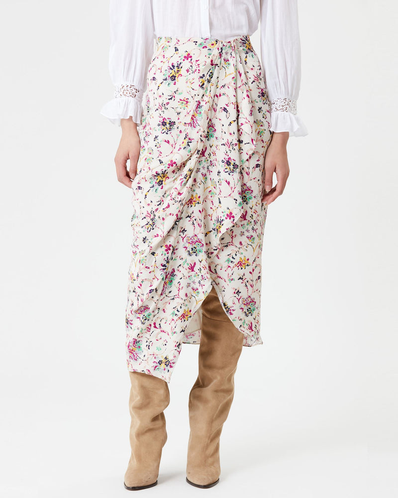 Berthe Floral Midi Skirt