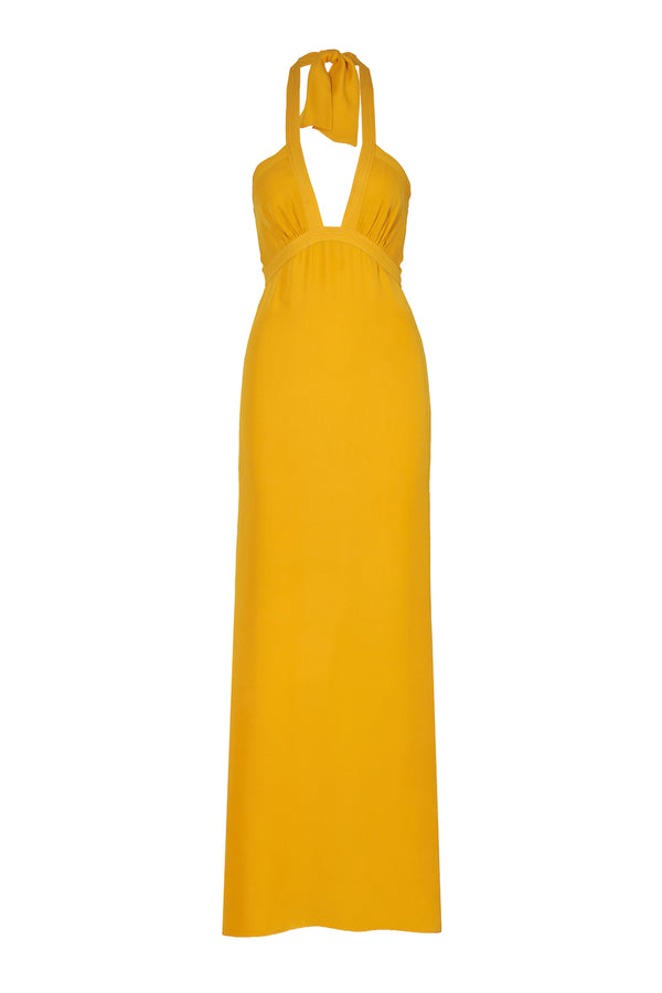 Camino Iluminado Silk Maxi Dress