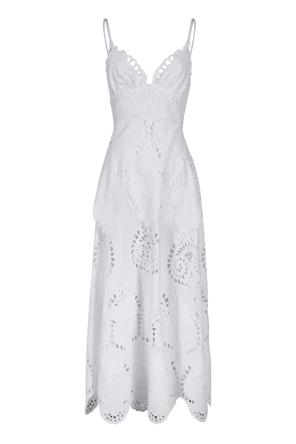 Dulce Dia Embroidered Cotton Dress