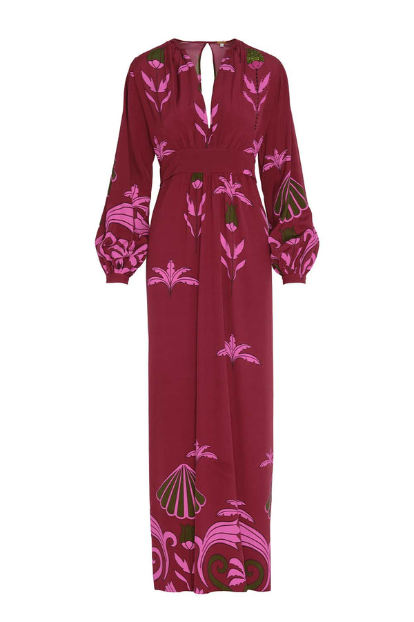 Galactic Feeling Silk Maxi Dress