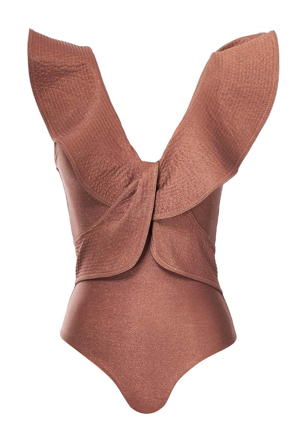 Golden Beaches Onepiece Swimsuit