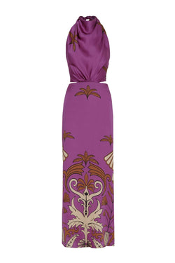 Motifs From The Tropic Silk Maxi Dress