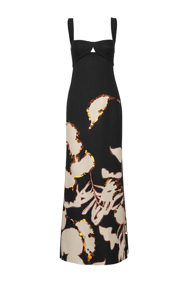 Nostalgia Costera Silk-Wool Dress