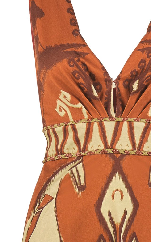 En Busca Del Tiempo Raffia Fringed Dress