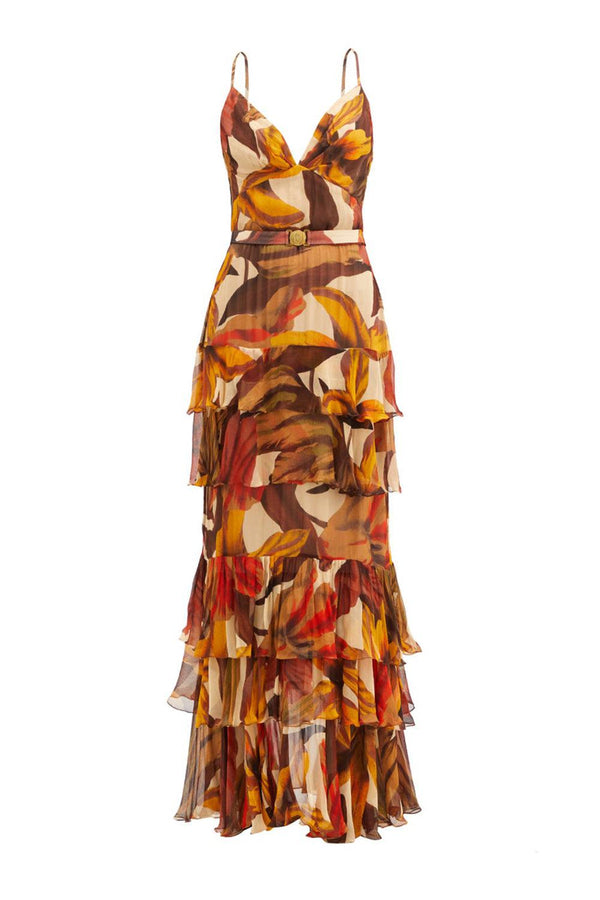 Canto Del Corazon Tiered Maxi Dress