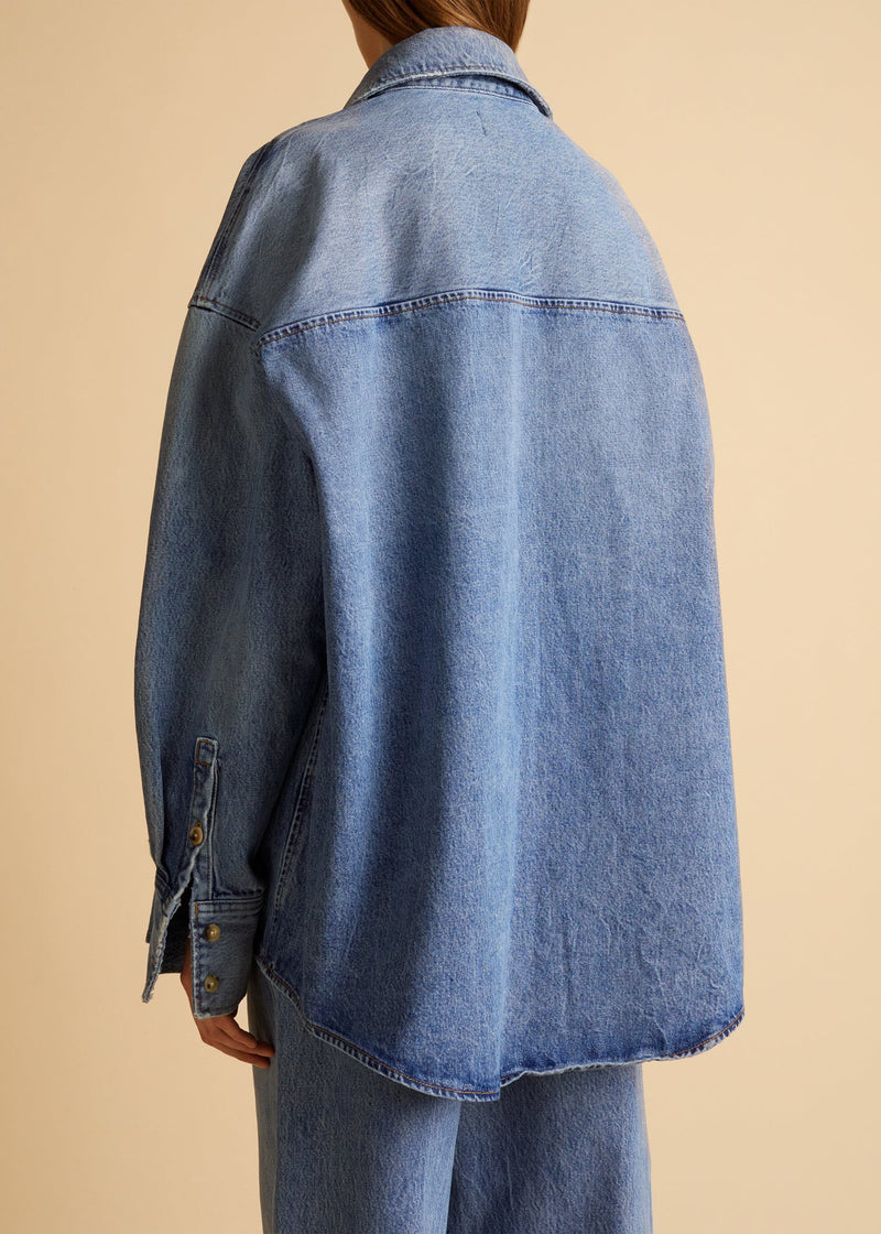 Birdie Denim Oversized Shirt