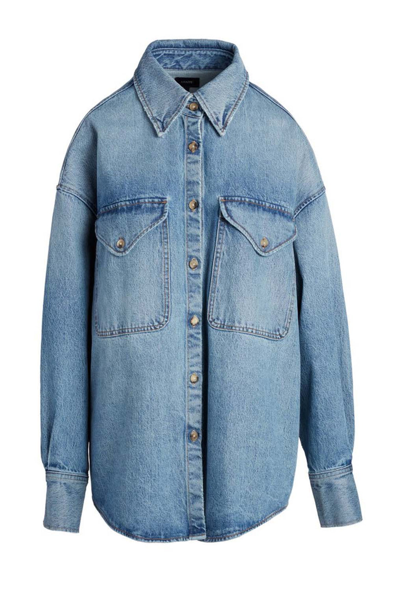 Birdie Denim Oversized Shirt