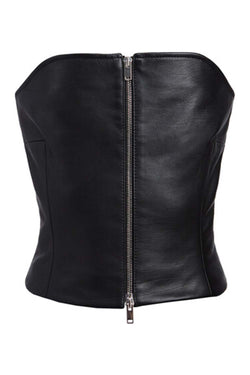 Ira Leather Bustier