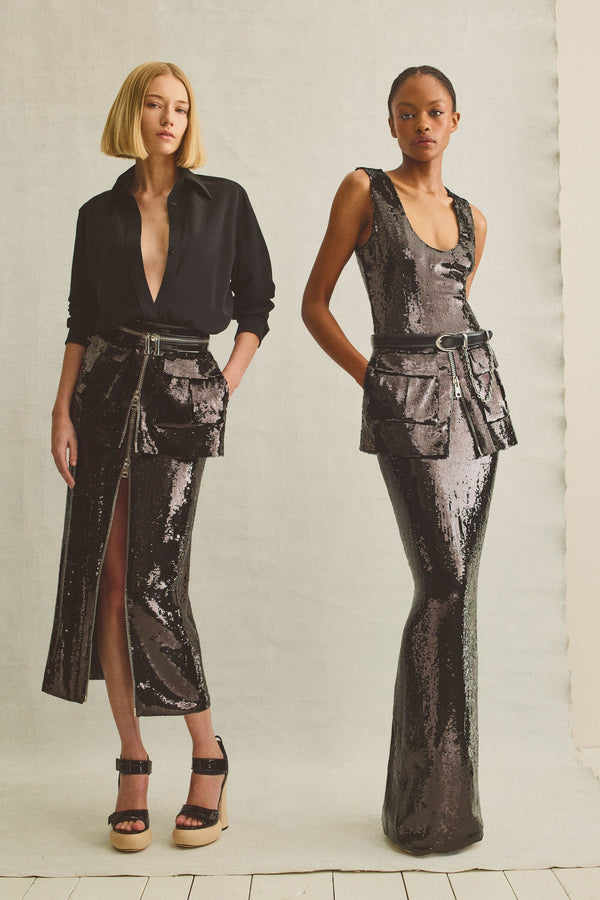 Spence Silk Crepe Shirt